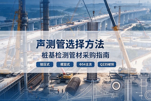 斗门声测管选型标准